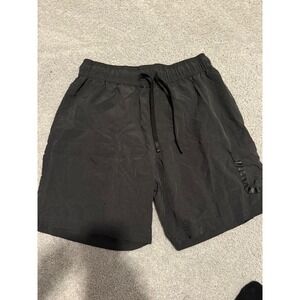 Leg3nd Legend Shorts Men Medium Black Athletic Elastic‎ Waist Drawstring Active